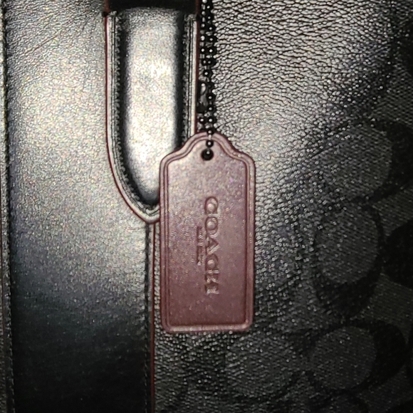 Coach Bond Brief in Signature Leather and Canvas - Picture 9 of 10